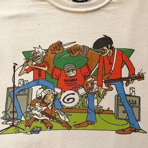 Vintage Gorillaz Band tees shirt